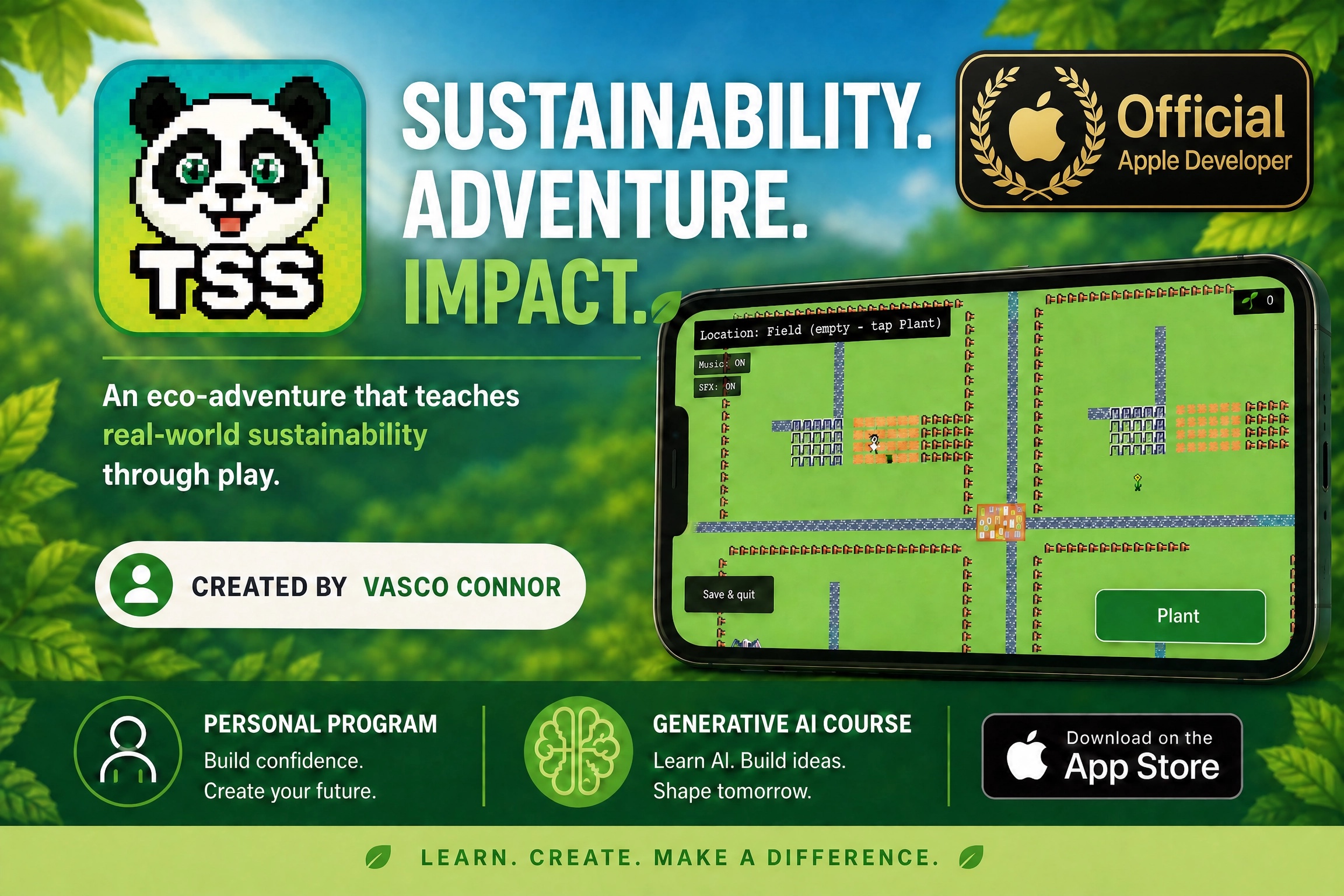 The Sustainable Squad game by Vasco Connor